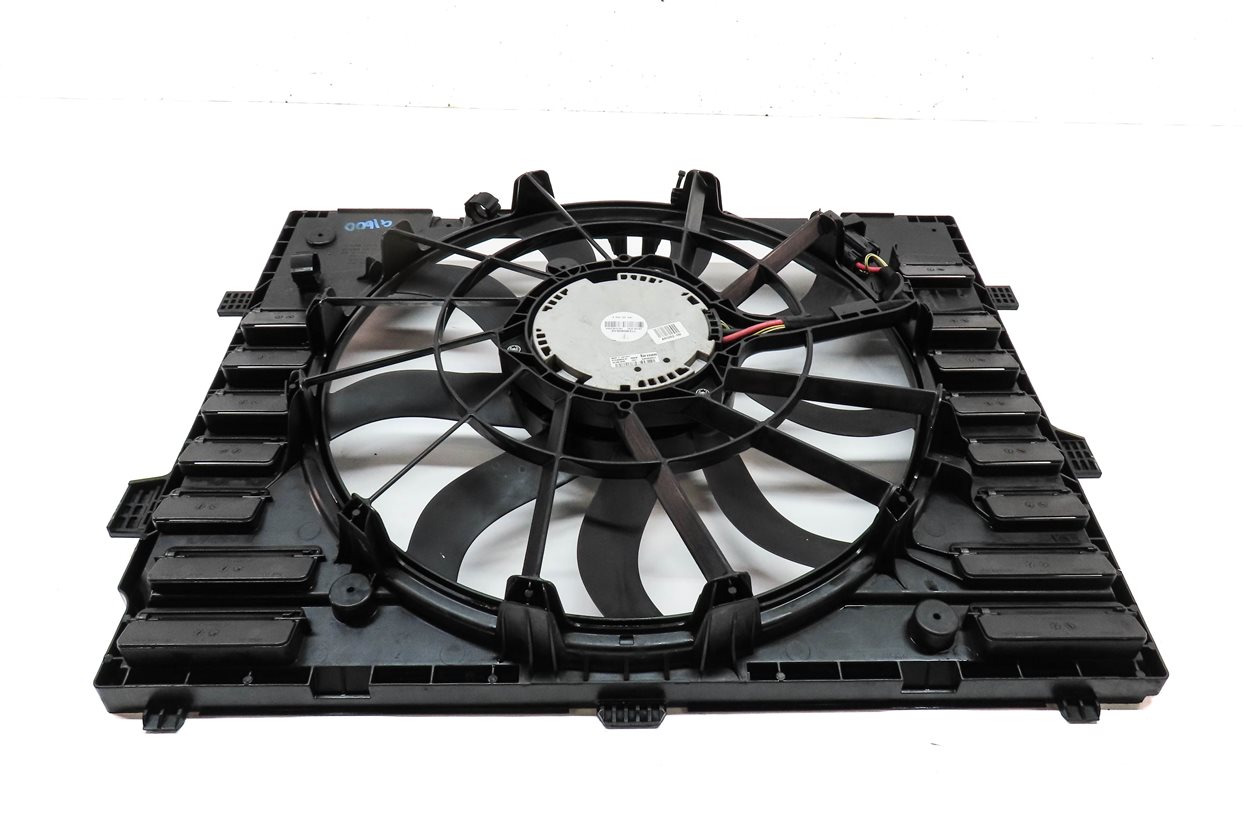 Thumbnail 5: 2011-2018 PORSCHE CAYENNE HYBRID (958) RADIATOR COOLING FAN w/ SHROUD