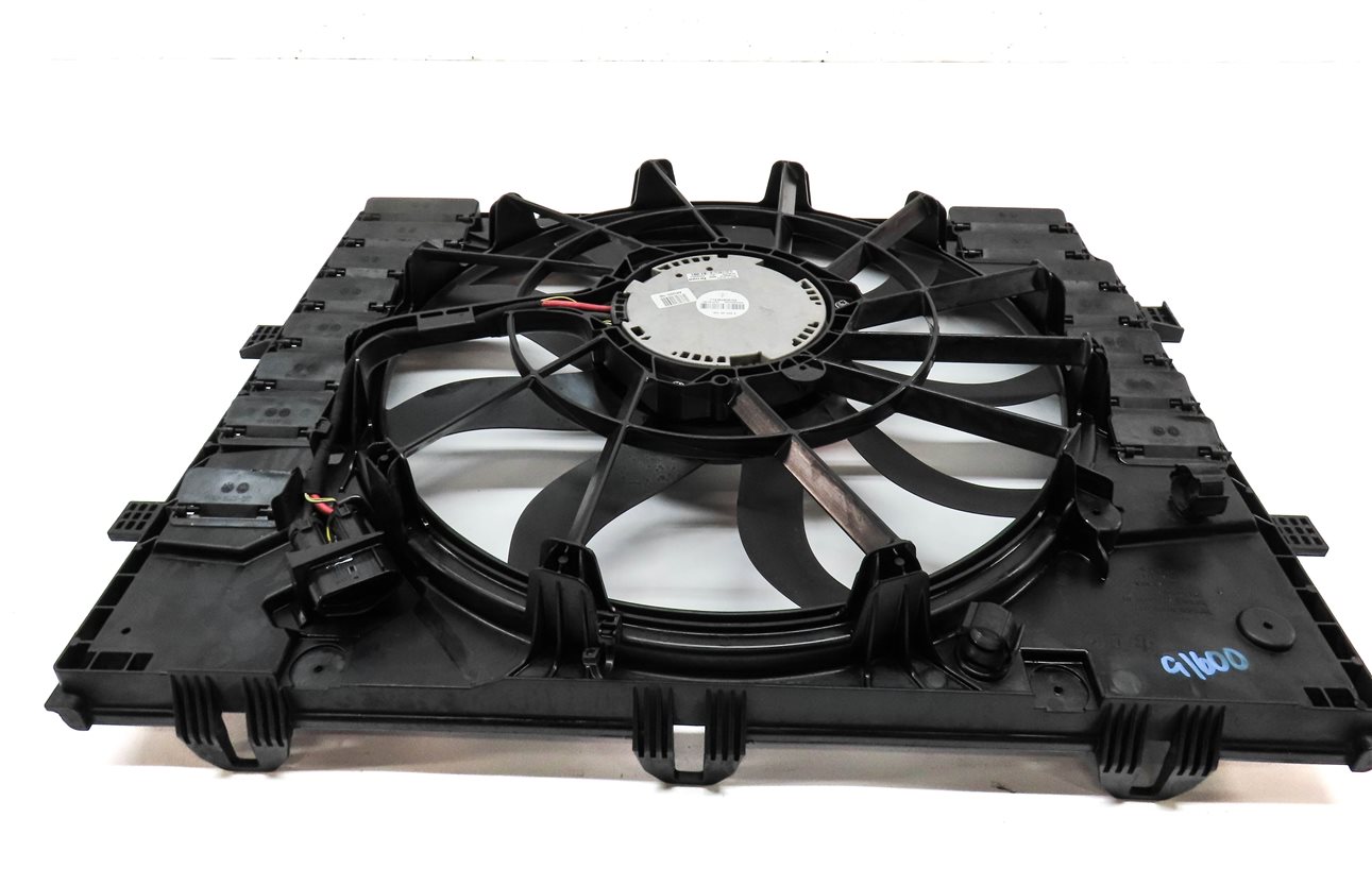Thumbnail 6: 2011-2018 PORSCHE CAYENNE HYBRID (958) RADIATOR COOLING FAN w/ SHROUD