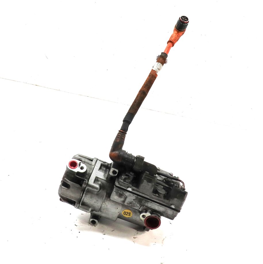 11-18 PORSCHE CAYENNE HYBRID (958) 3.0L M06.EC HYBRID ENGINE A/C COMPRESSOR PUMP