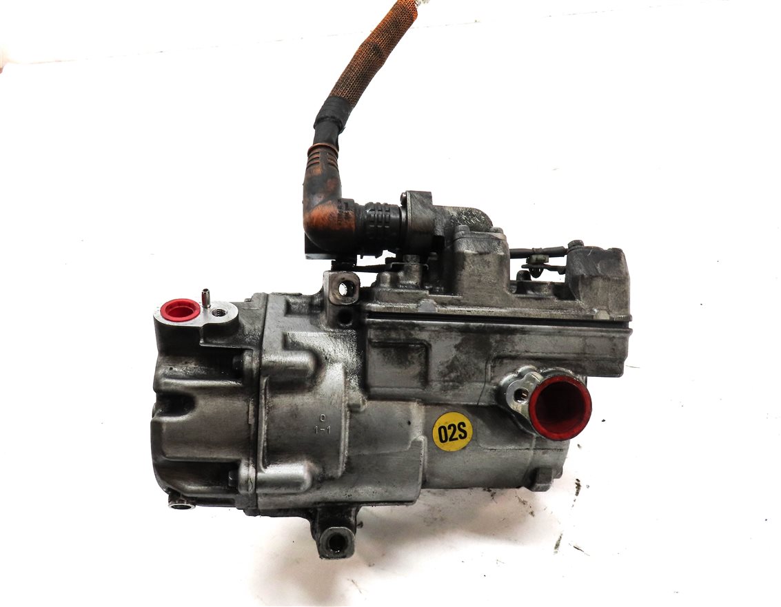 Thumbnail 8: 11-18 PORSCHE CAYENNE HYBRID (958) 3.0L M06.EC HYBRID ENGINE A/C COMPRESSOR PUMP