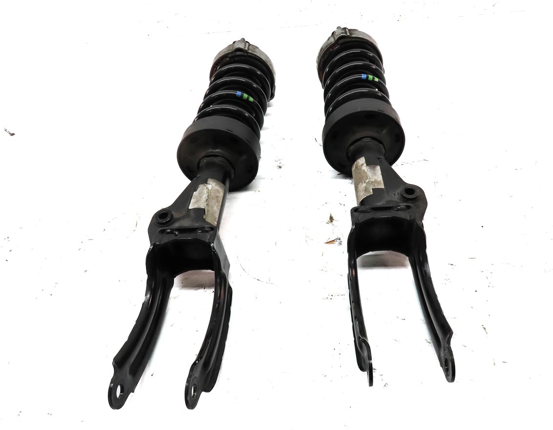 Thumbnail 2: 2011-2018 PORSCHE CAYENNE (958) FRONT LEFT & RIGHT SUSPENSION SHOCK STRUT SET 2