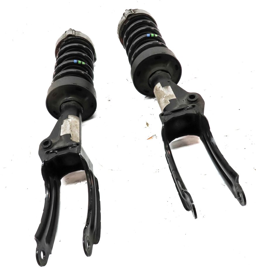 Thumbnail 3: 2011-2018 PORSCHE CAYENNE (958) FRONT LEFT & RIGHT SUSPENSION SHOCK STRUT SET 2