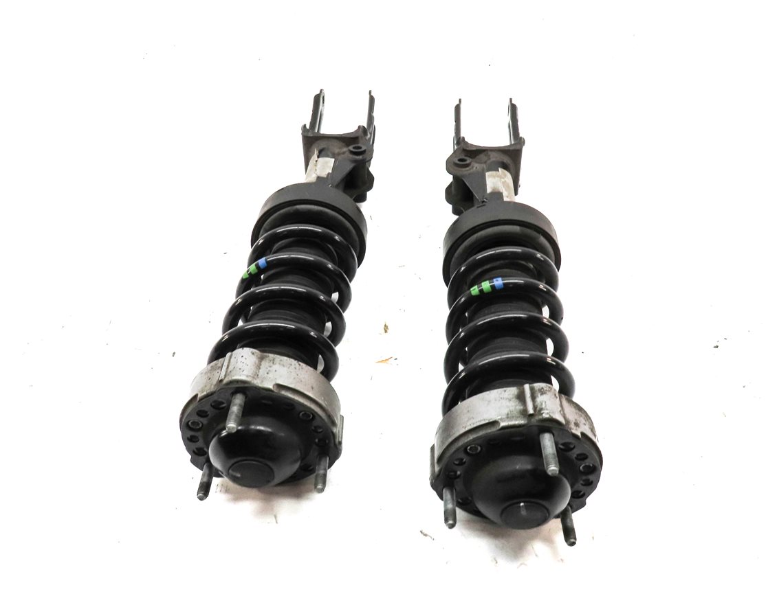 Thumbnail 4: 2011-2018 PORSCHE CAYENNE (958) FRONT LEFT & RIGHT SUSPENSION SHOCK STRUT SET 2