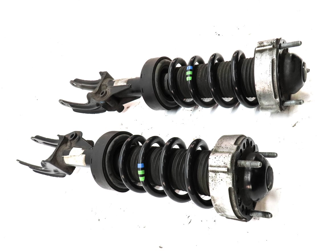 Thumbnail 6: 2011-2018 PORSCHE CAYENNE (958) FRONT LEFT & RIGHT SUSPENSION SHOCK STRUT SET 2