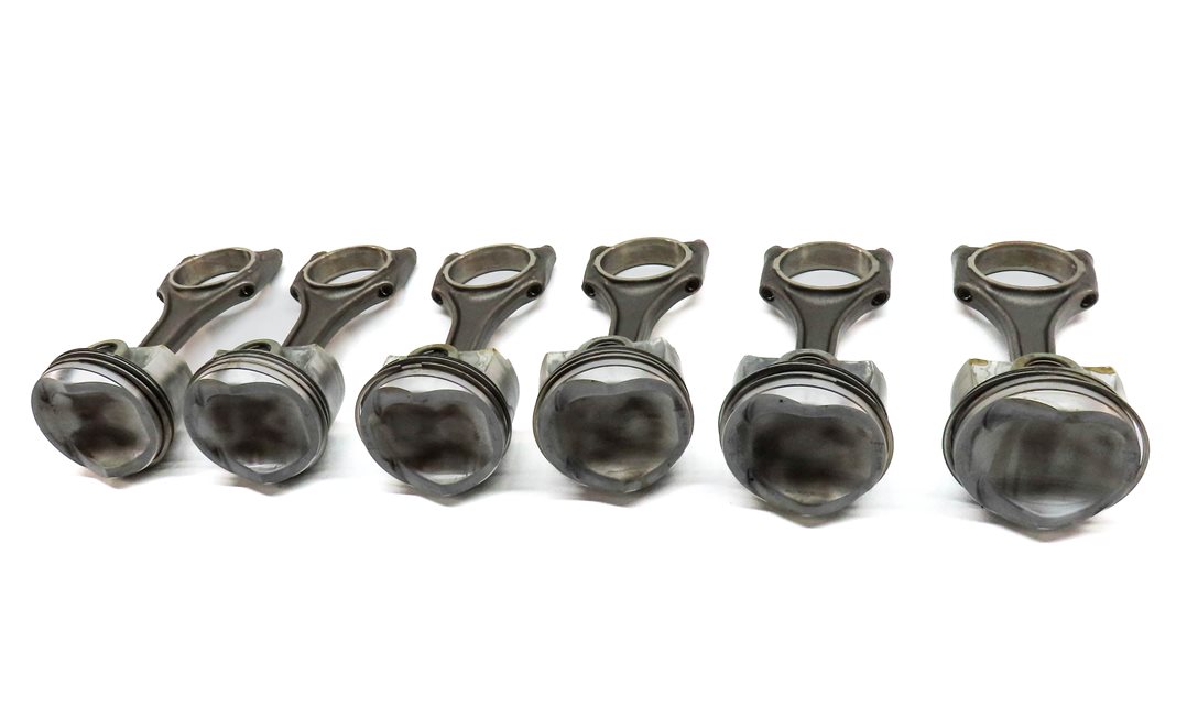 Thumbnail 2: 2011-2018 PORSCHE CAYENNE PANAMERA (958 970 G1) 3.0L ENGINE PISTON SET 6