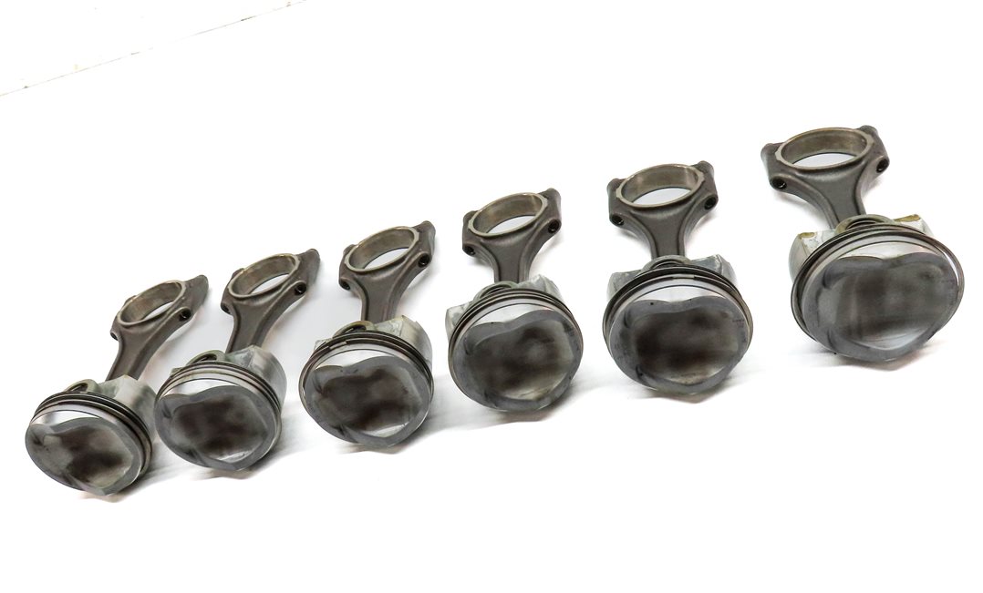 Thumbnail 3: 2011-2018 PORSCHE CAYENNE PANAMERA (958 970 G1) 3.0L ENGINE PISTON SET 6