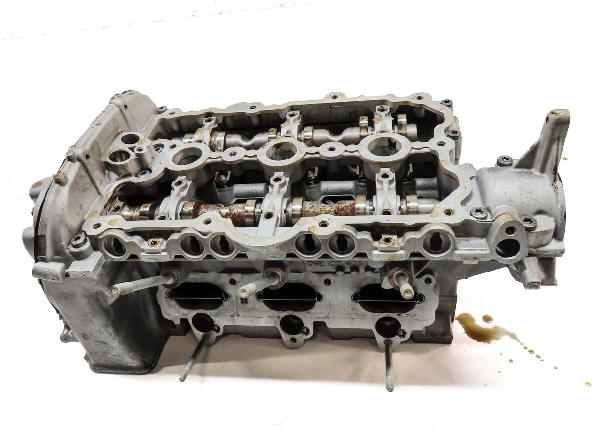 Thumbnail 2: 11-18 PORSCHE CAYENNE PANAMERA (958 970) 3.0L HYBRID ENGINE - LEFT CYLINDER HEAD