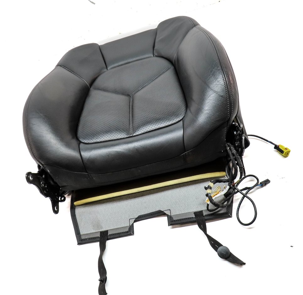 Thumbnail 3: 2011 PORSCHE CAYENNE HYBRID (958) FRONT LEFT UPPER HEATED SEAT CUSHION (Black)