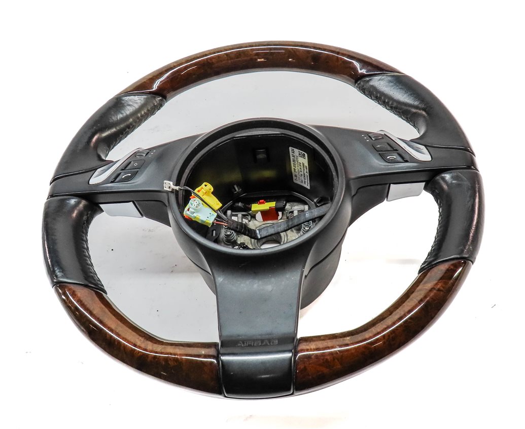 Thumbnail 2: 2011-2018 PORSCHE CAYENNE PANAMERA (958 970) HEATED SPORT 3 SPOKE STEERING WHEEL