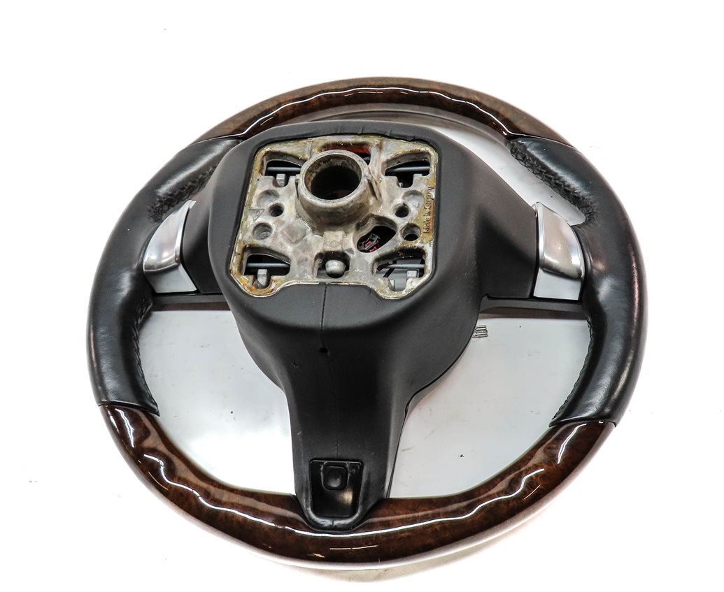 Thumbnail 5: 2011-2018 PORSCHE CAYENNE PANAMERA (958 970) HEATED SPORT 3 SPOKE STEERING WHEEL