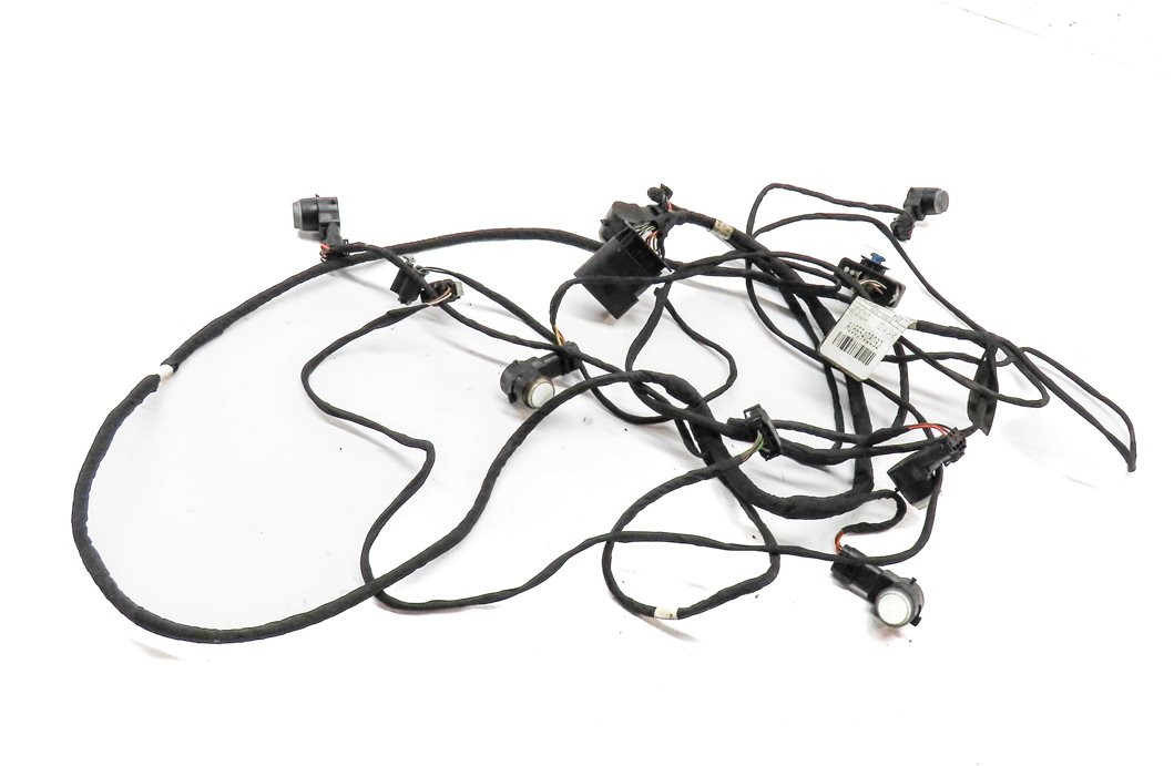 2013 MERCEDES GL350 (X166) FRONT PARK ASSIST PDC SENSOR SET 6 (White) & HARNESS