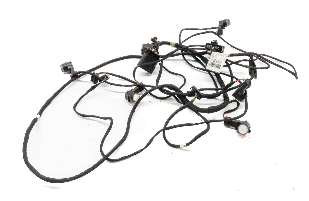 Thumbnail 2: 2013 MERCEDES GL350 (X166) FRONT PARK ASSIST PDC SENSOR SET 6 (White) & HARNESS