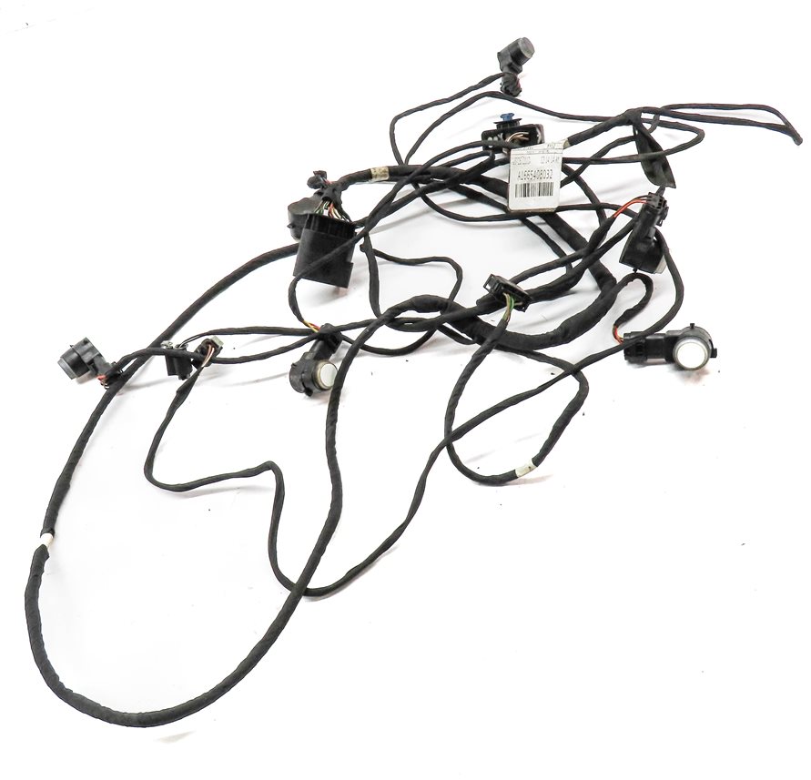 Thumbnail 3: 2013 MERCEDES GL350 (X166) FRONT PARK ASSIST PDC SENSOR SET 6 (White) & HARNESS