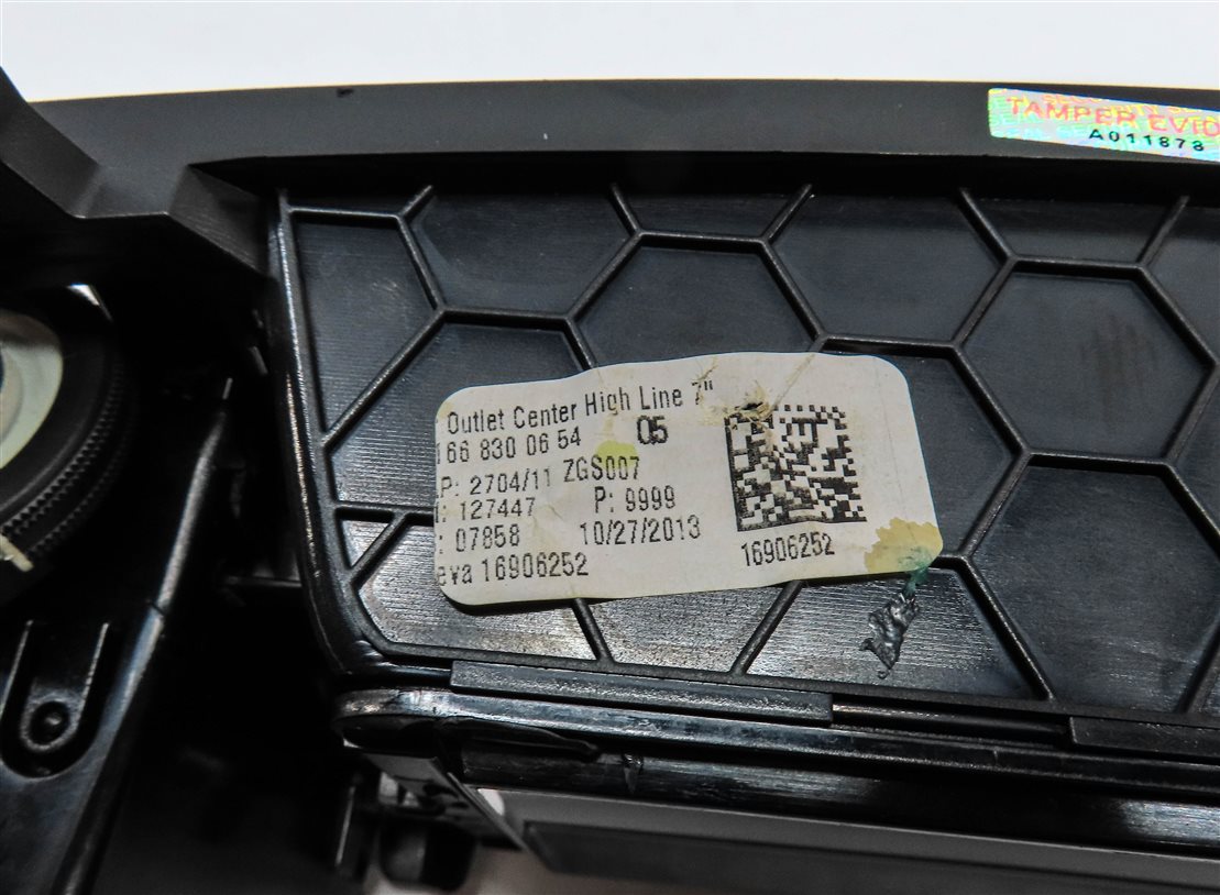 Thumbnail 7: 2013 MERCEDES GL350 (X166) FRONT CENTER DASH AC HEATER AIR VENT w/ SURROUND TRIM