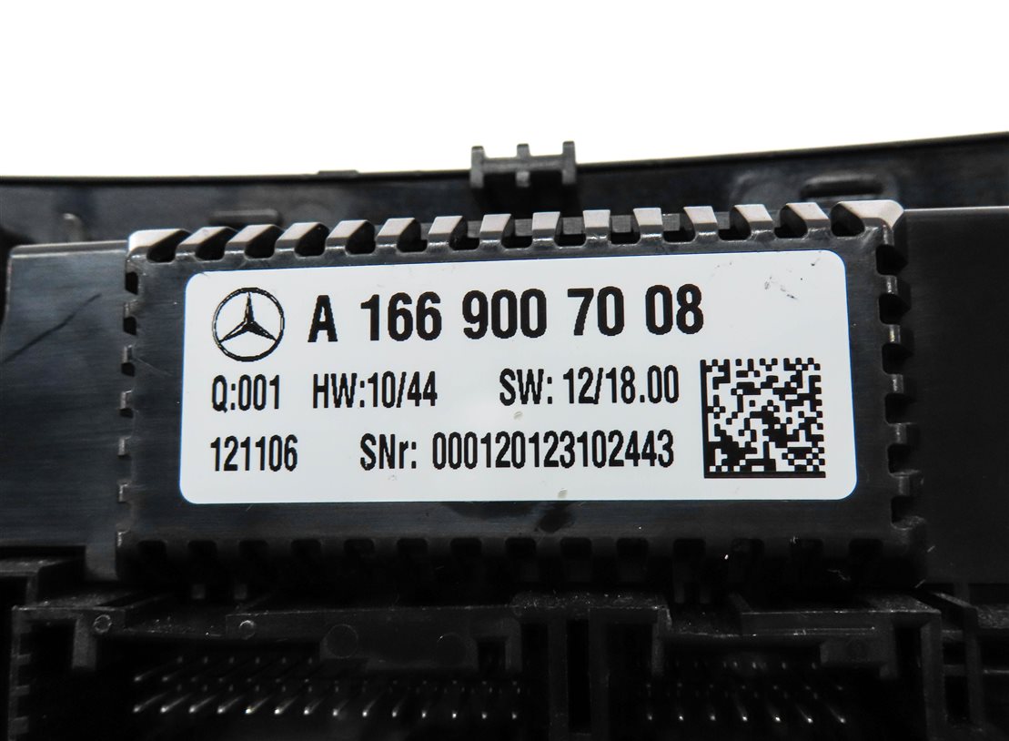 Thumbnail 7: 2013 MERCEDES GL350 GL450 GL550 (X164) FRONT HEATER A/C TEMPERATURE CONTROL