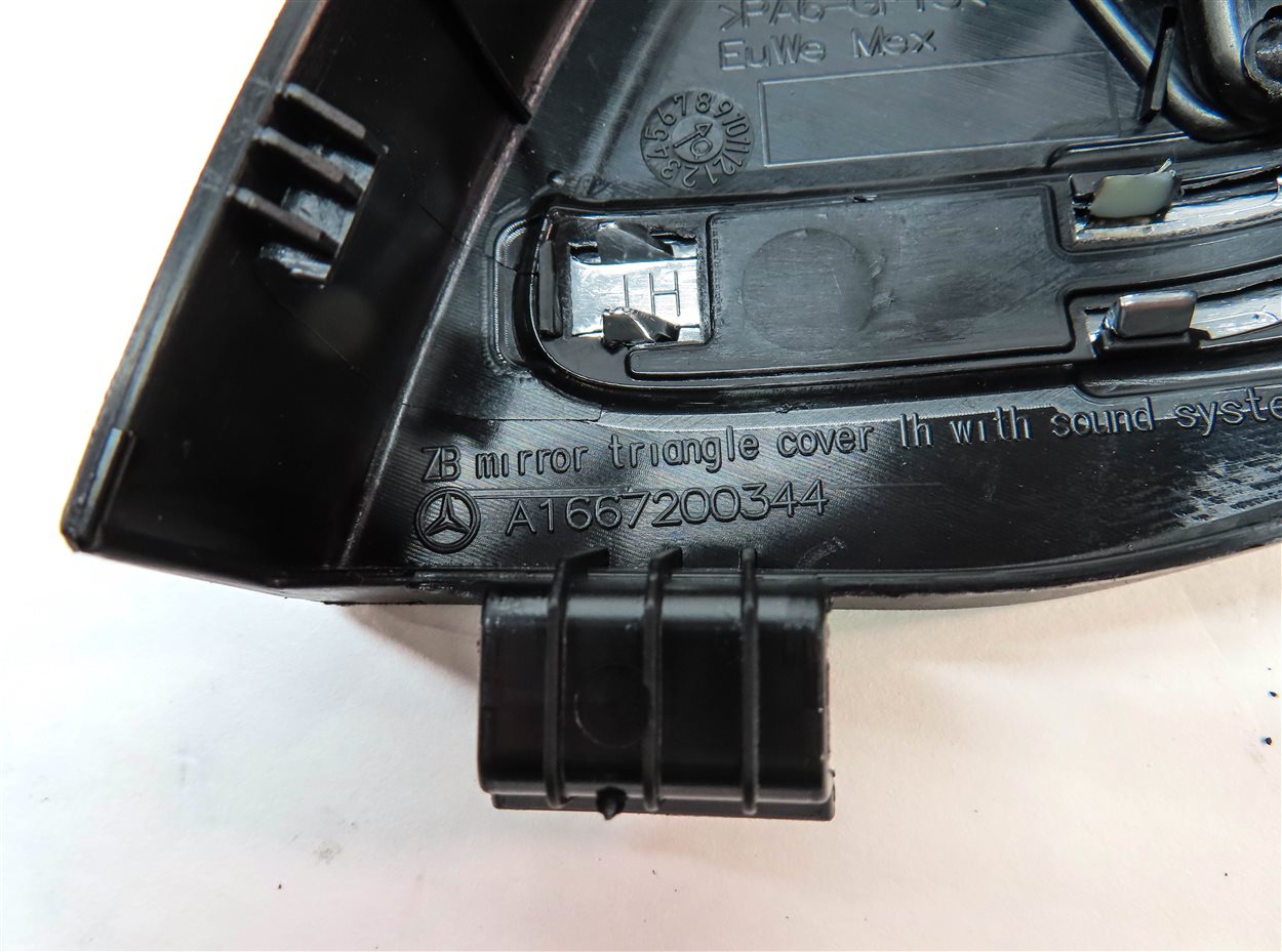 Thumbnail 8: 2013 MERCEDES GL350 (X166) FRONT DOOR HARMAN KARDON SPEAKER COVER SET 2 (BLACK)