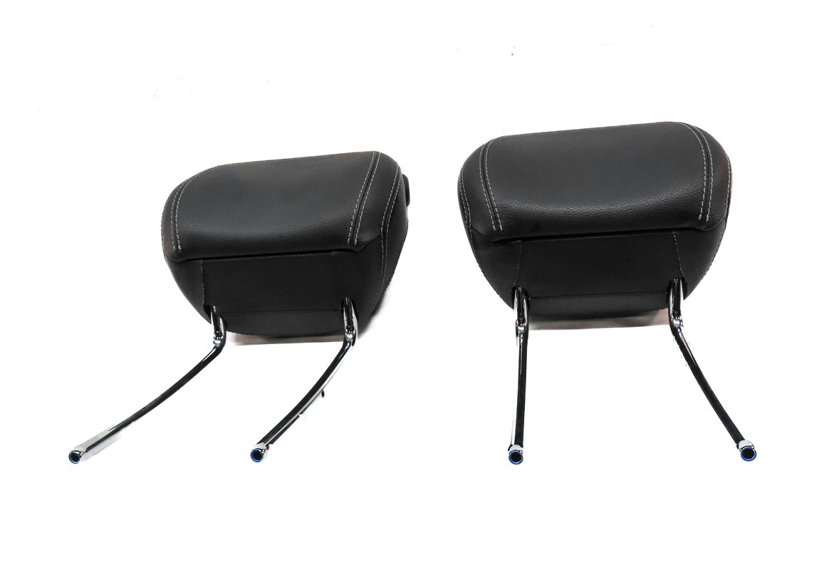 Thumbnail 2: 12-13 MERCEDES GL ML (W166 X166) FRONT LEFT & RIGHT SEAT HEADREST SET 2 (BLACK)