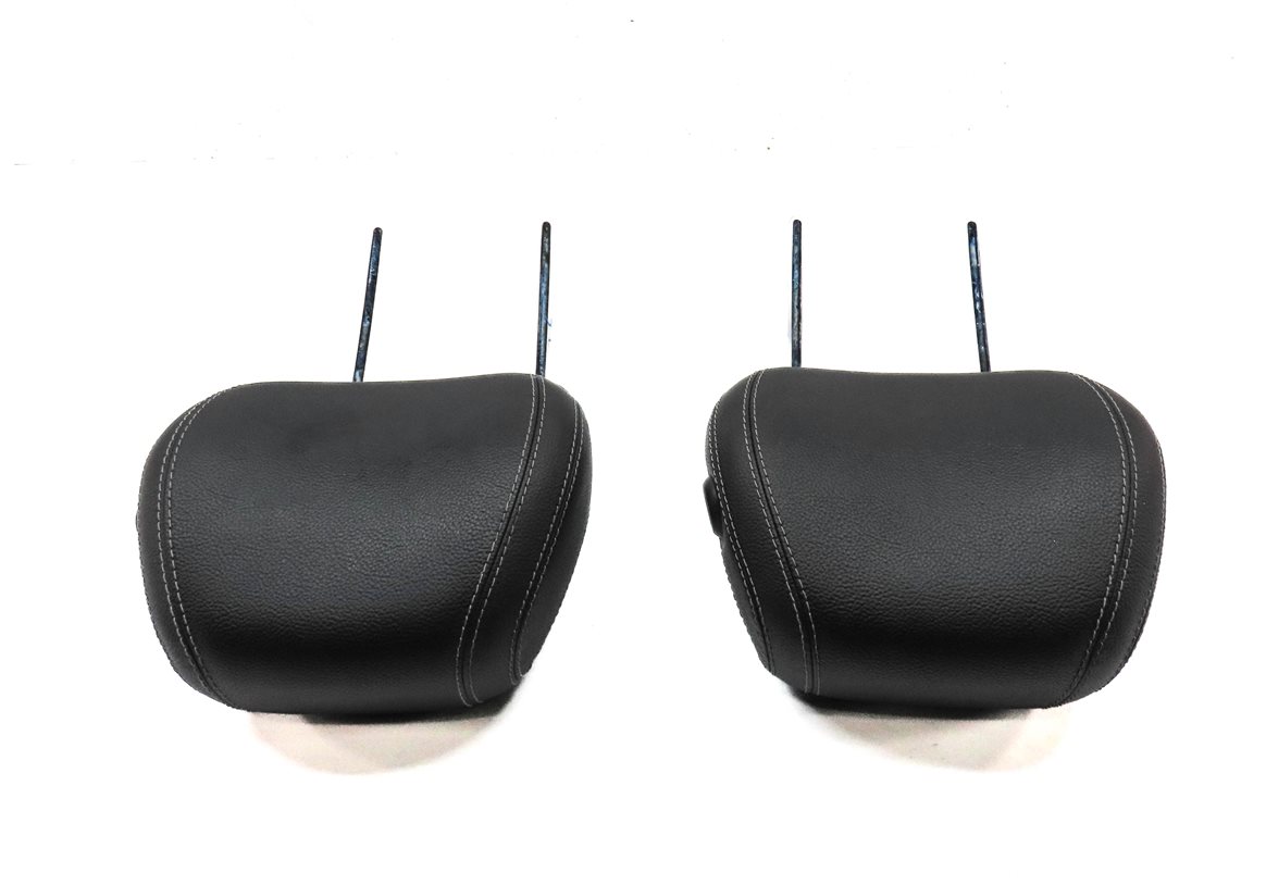 Thumbnail 4: 12-13 MERCEDES GL ML (W166 X166) FRONT LEFT & RIGHT SEAT HEADREST SET 2 (BLACK)