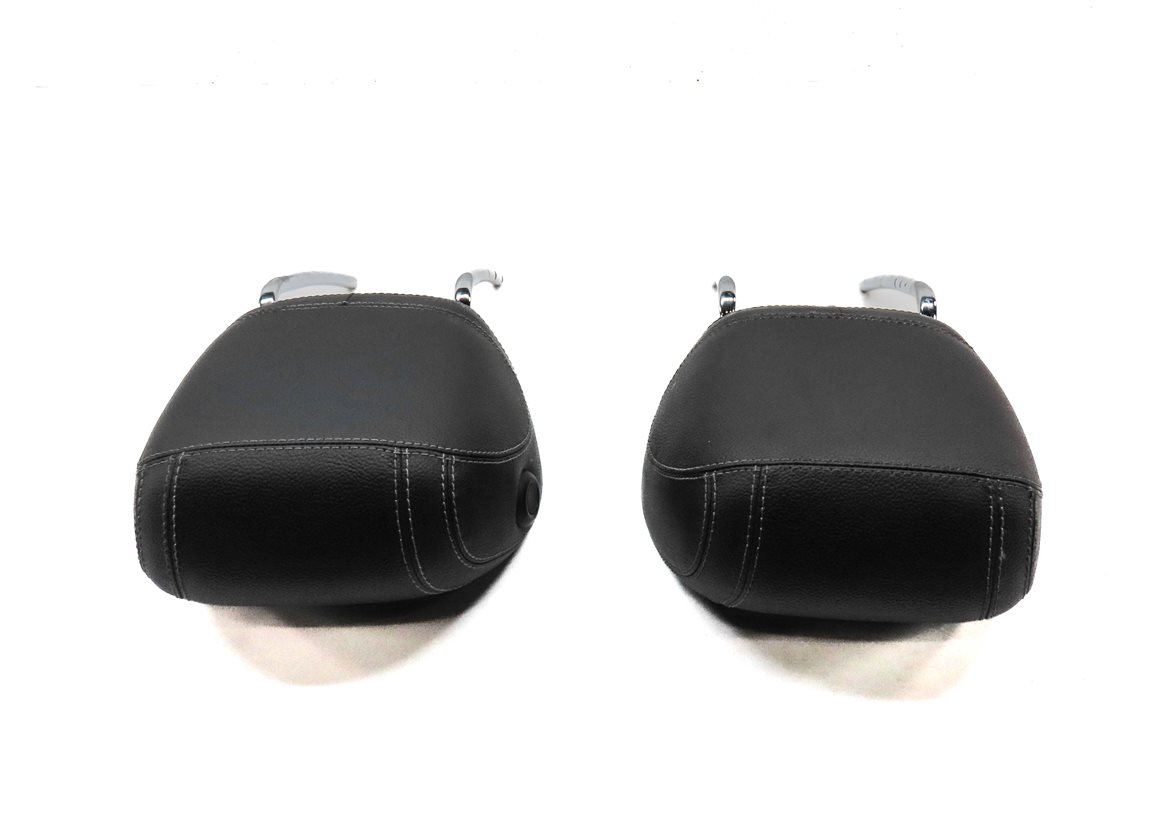 Thumbnail 5: 12-13 MERCEDES GL ML (W166 X166) FRONT LEFT & RIGHT SEAT HEADREST SET 2 (BLACK)