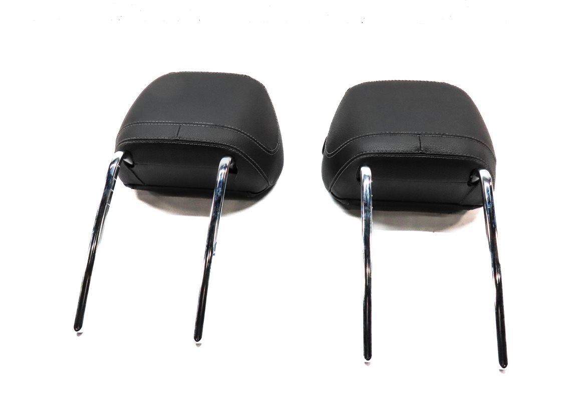 Thumbnail 6: 12-13 MERCEDES GL ML (W166 X166) FRONT LEFT & RIGHT SEAT HEADREST SET 2 (BLACK)