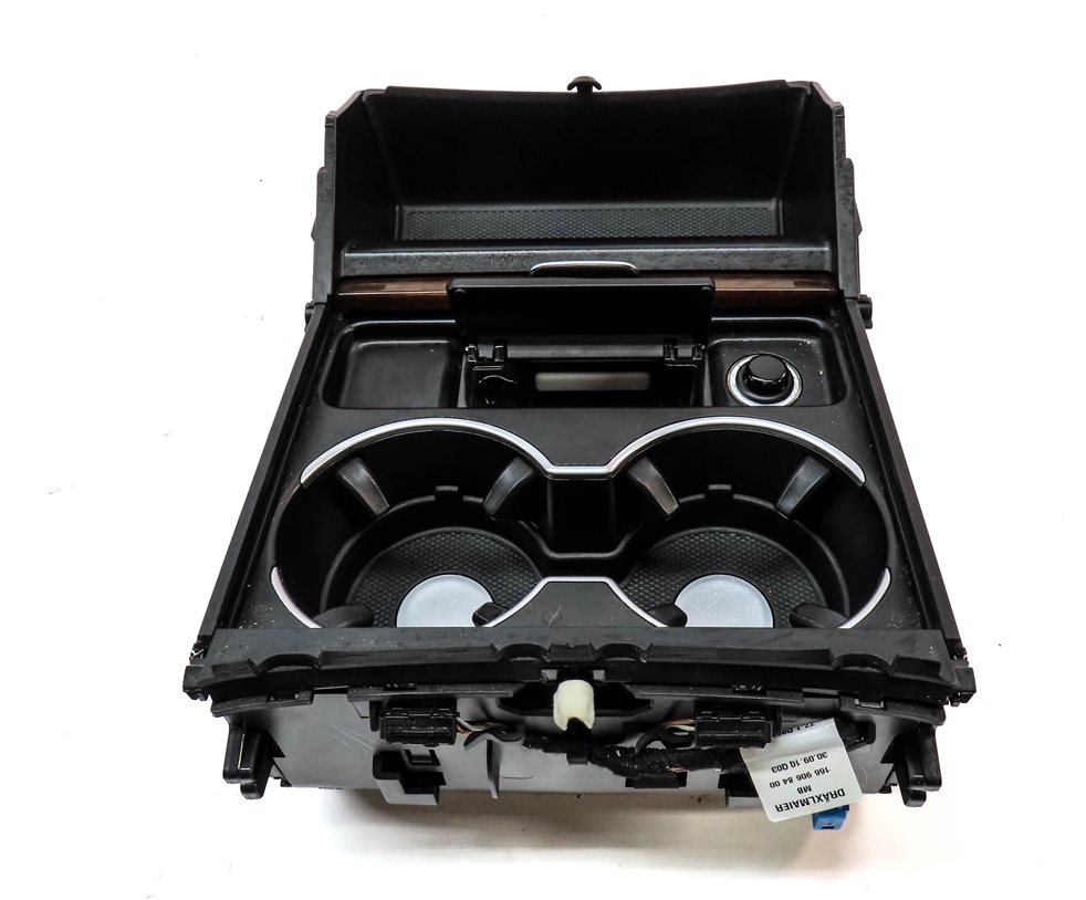 Thumbnail 5: 2013 MERCEDES GL350 X166 FRONT CONSOLE CUPHOLDER CUP HOLDER ASHTRAY (Eucalyptus)