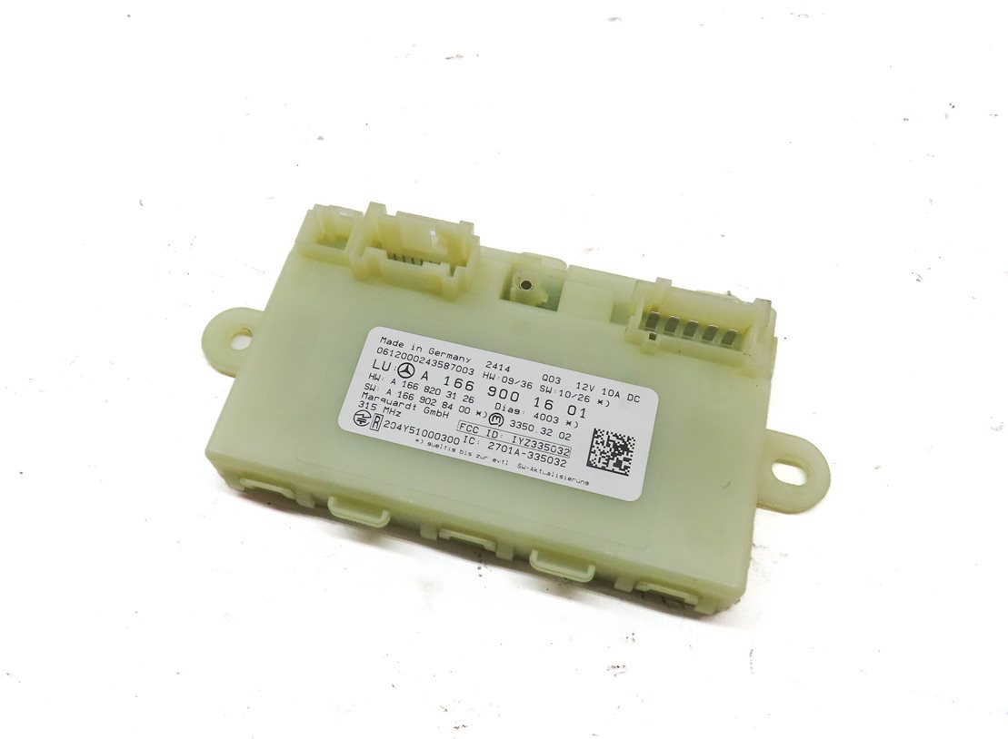 12-16 MERCEDES GL350 GL450 GL550 ML350 ML550 (W166 X166) KEYLESS GO MODULE