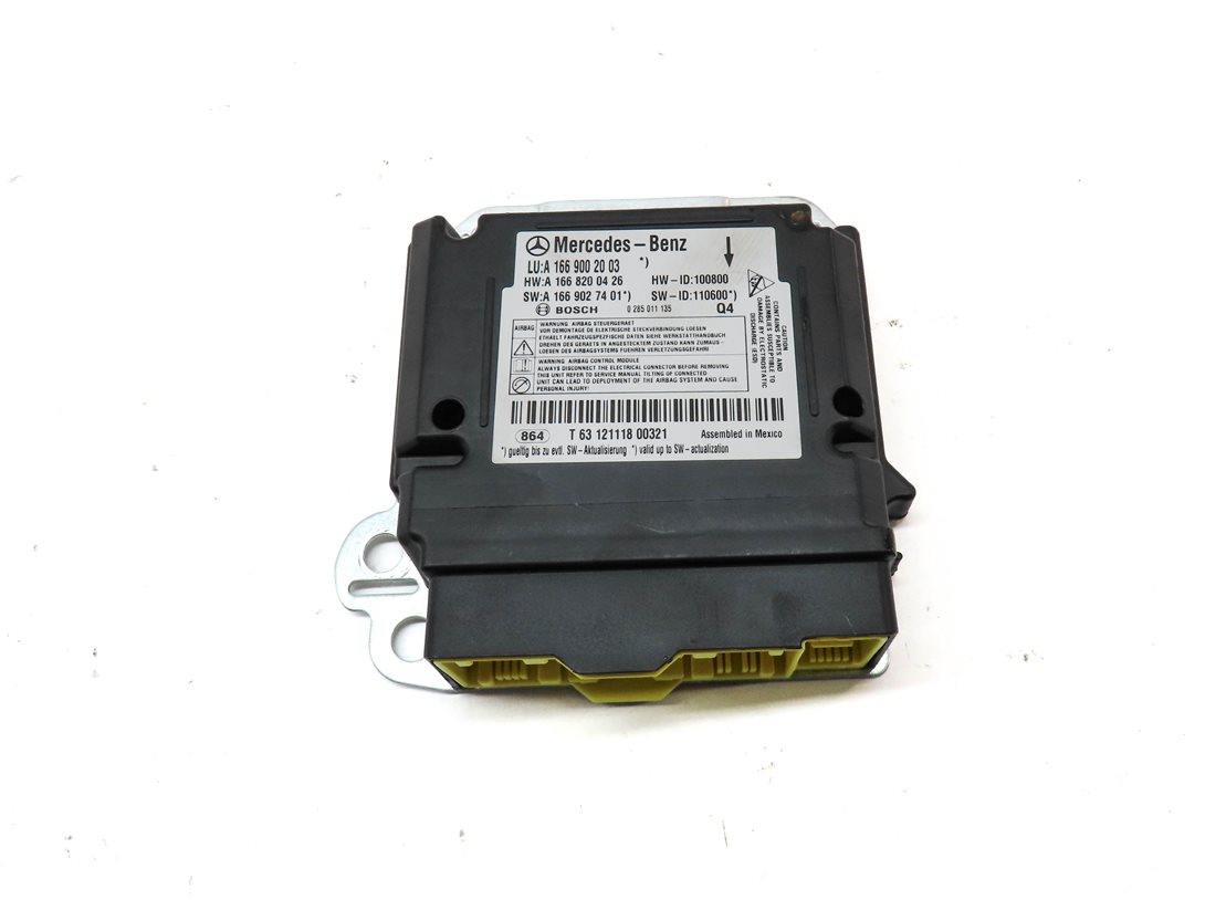 Thumbnail 2: 12-15 MERCEDES G550 G63 GL350 GL450 GL550 ML350 ML550 (X166 W166) SRS BAG MODULE