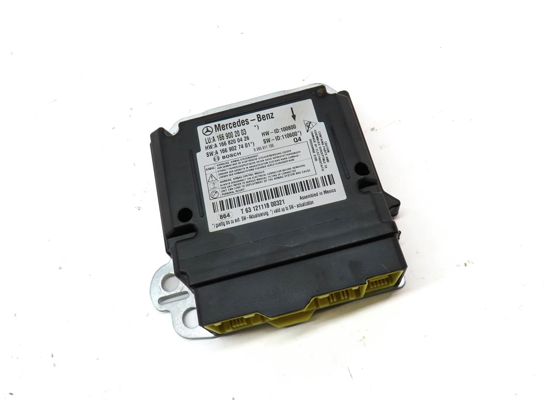 Thumbnail 3: 12-15 MERCEDES G550 G63 GL350 GL450 GL550 ML350 ML550 (X166 W166) SRS BAG MODULE