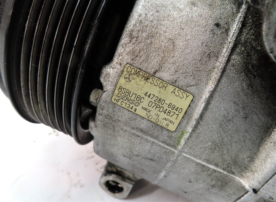 Thumbnail 7: 2013 MERCEDES GL350 (X166) 3.0L DIESEL (OM642) ENGINE A/C COMPRESSOR