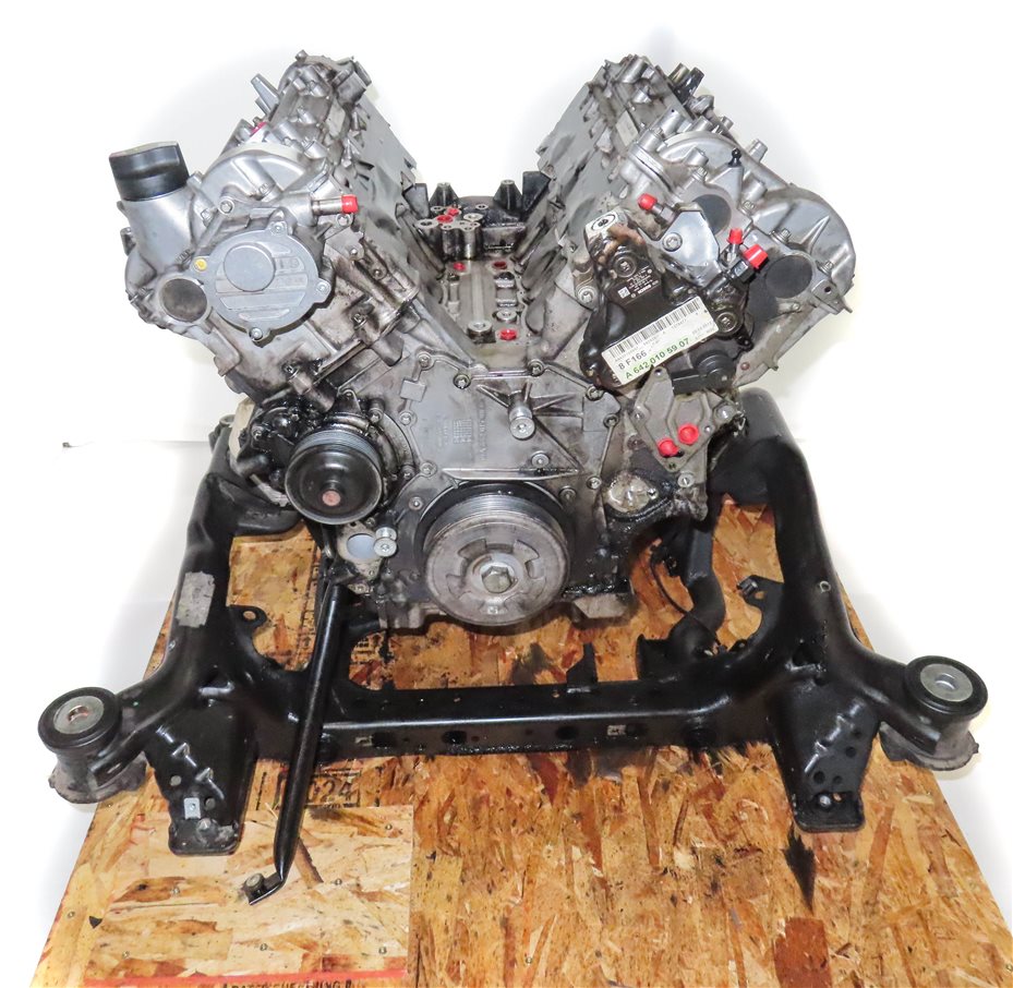 Thumbnail 10: 13-16 MERCEDES GL350 (X166) 3.0L DIESEL OM642 LONG BLOCK ENGINE ASSEMBLY (114k)