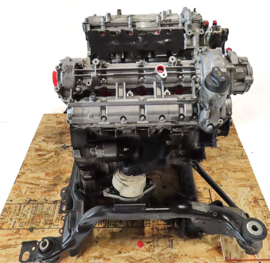 Thumbnail 12: 13-16 MERCEDES GL350 (X166) 3.0L DIESEL OM642 LONG BLOCK ENGINE ASSEMBLY (114k)