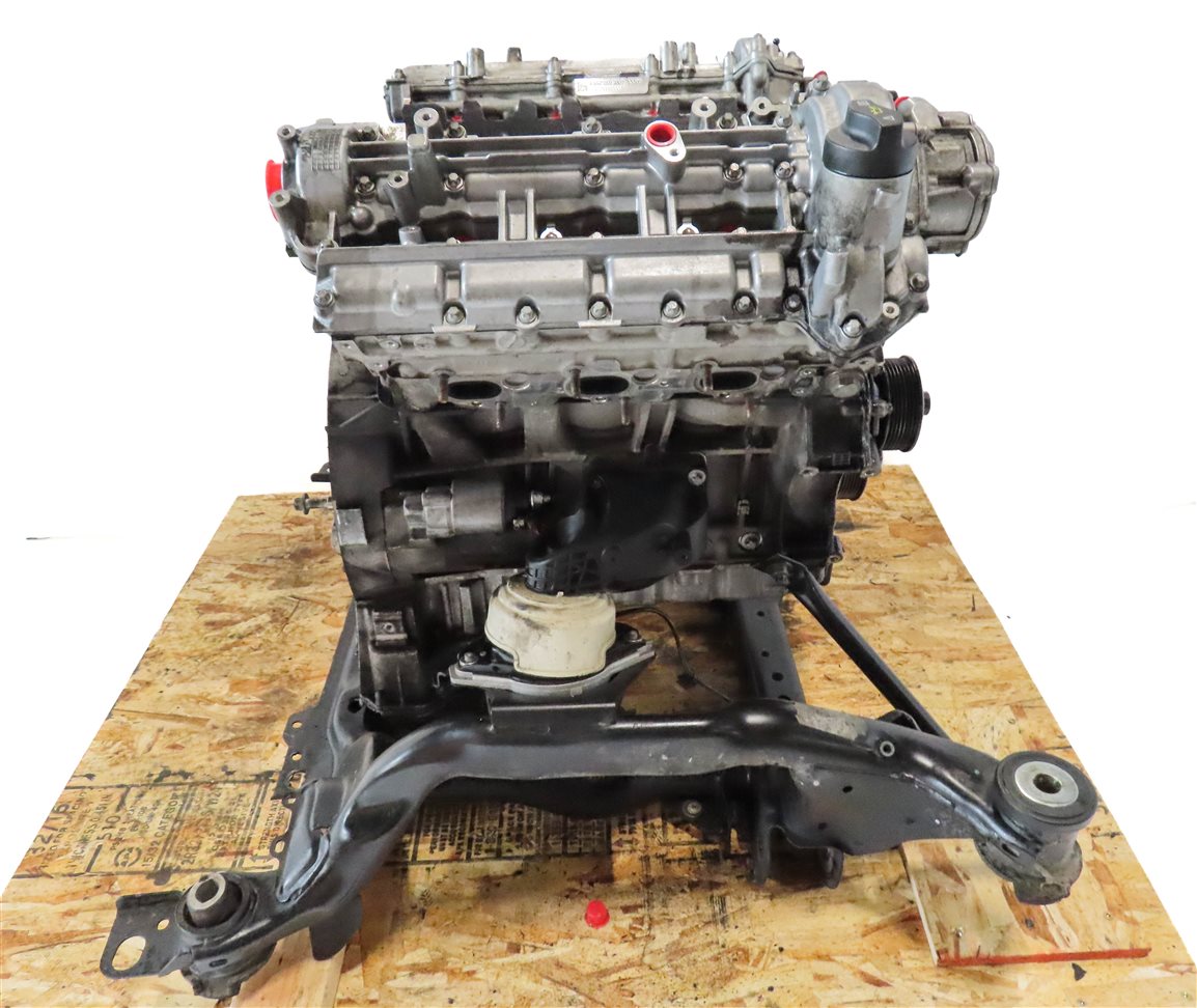 Thumbnail 4: 13-16 MERCEDES GL350 (X166) 3.0L DIESEL OM642 LONG BLOCK ENGINE ASSEMBLY (114k)