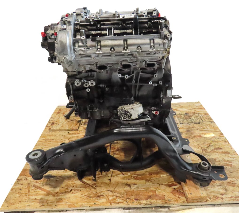Thumbnail 6: 13-16 MERCEDES GL350 (X166) 3.0L DIESEL OM642 LONG BLOCK ENGINE ASSEMBLY (114k)