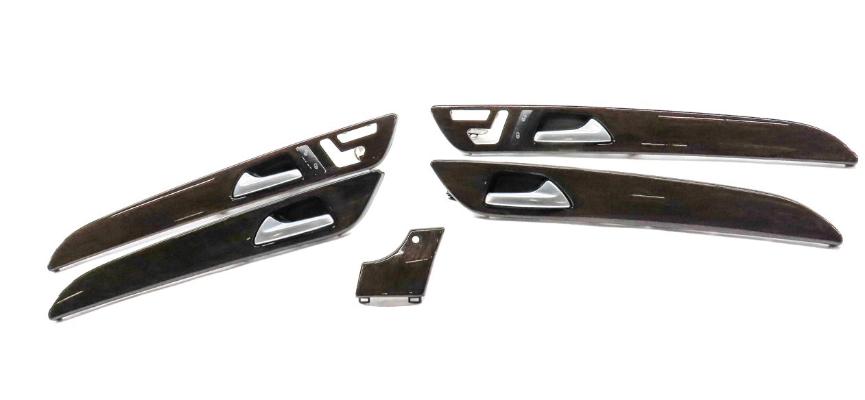 Thumbnail 2: 2013 MERCEDES GL350 (X166) FRONT REAR LEFT RIGHT WOOD TRIM SET (Eucalyptus)