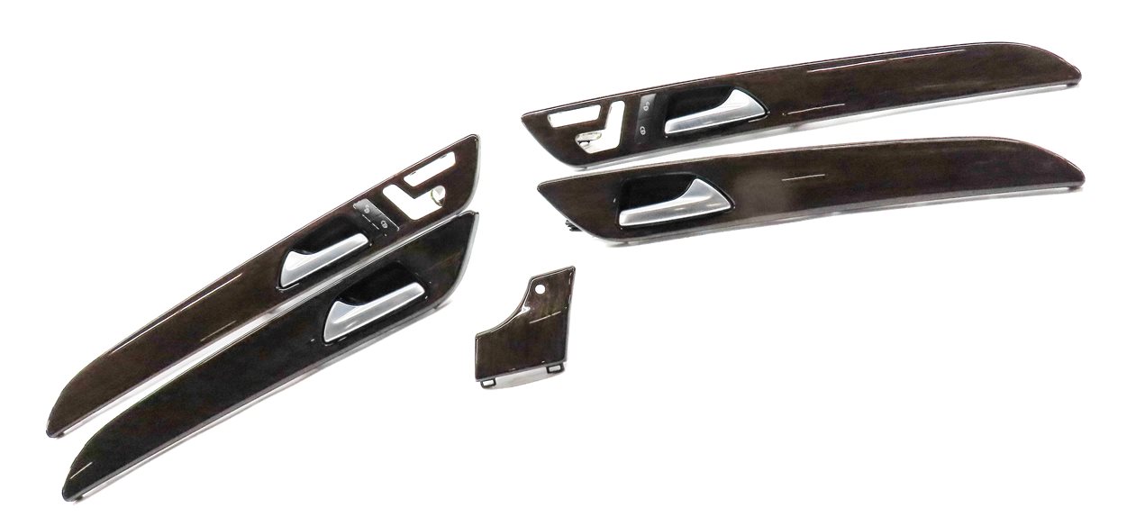 Thumbnail 3: 2013 MERCEDES GL350 (X166) FRONT REAR LEFT RIGHT WOOD TRIM SET (Eucalyptus)