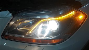 Thumbnail 2: 2013-2016 MERCEDES GL350 GL450 GL550 (X166) LEFT HALOGEN HEADLIGHT LIGHT LAMP