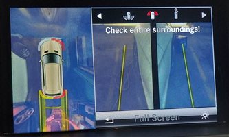 Thumbnail 4: 2013-2016 MERCEDES GL350 GL450 GL550 (X166) LEFT CAMERA DOOR MIRROR (White)