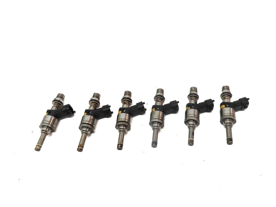 Thumbnail 4: 2014-2018 PORSCHE CAYENNE (958) 4.8L TURBO ENGINE FUEL INJECTOR SET 6