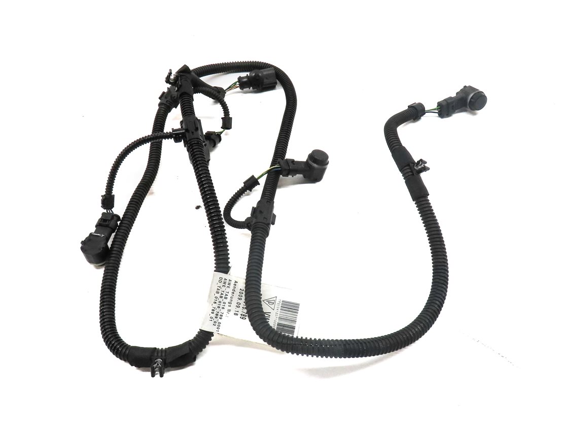 Thumbnail 2: 2011 PORSCHE CAYENNE 958 FRONT PARK ASSIST PDC SENSOR SET 4 (Black) & HARNESS