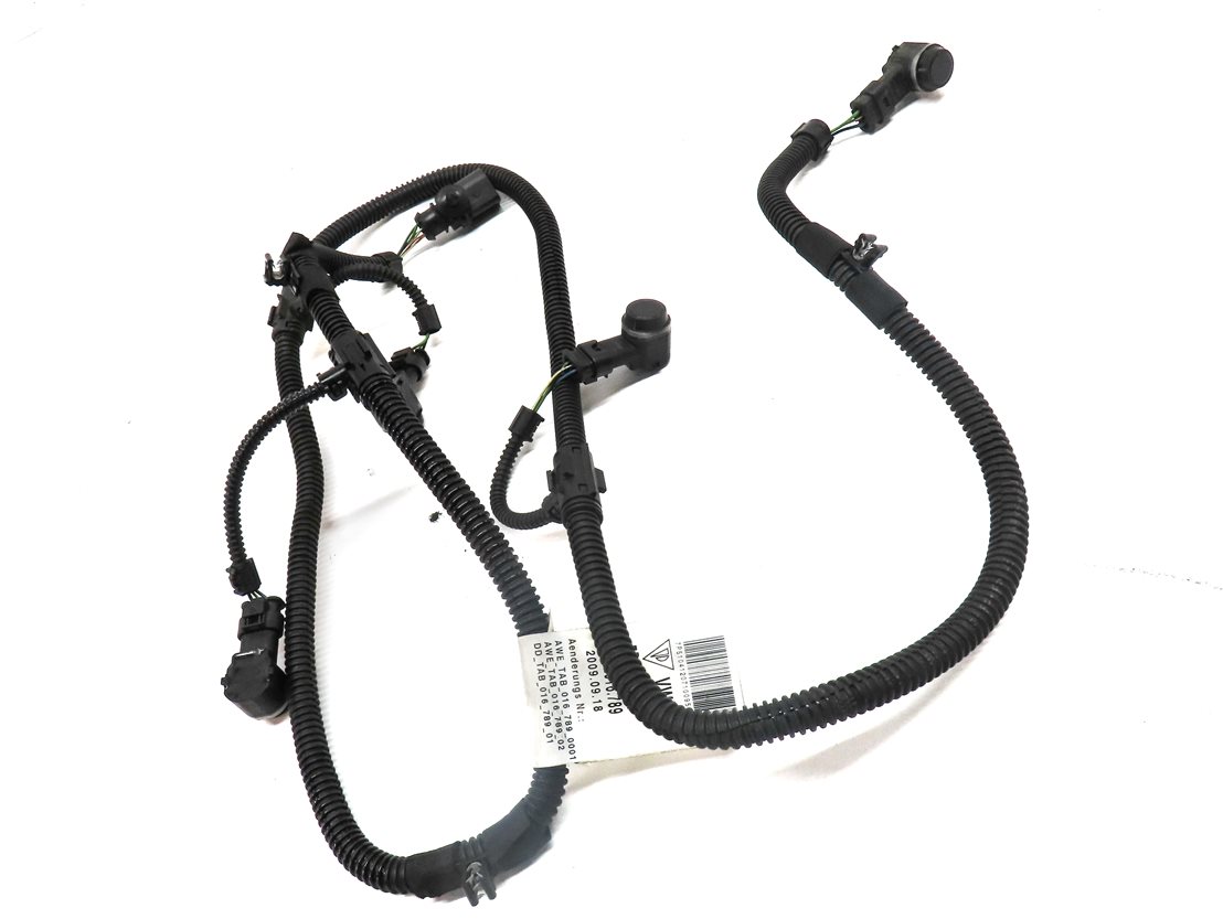 Thumbnail 3: 2011 PORSCHE CAYENNE 958 FRONT PARK ASSIST PDC SENSOR SET 4 (Black) & HARNESS