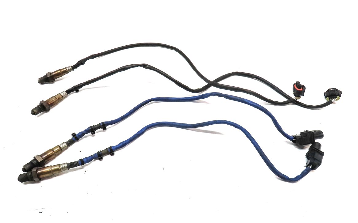 Thumbnail 2: 2011 PORSCHE CAYENNE (958) 4.8L (M48.52) TURBO ENGINE O2 OXYGEN SENSOR SET 4