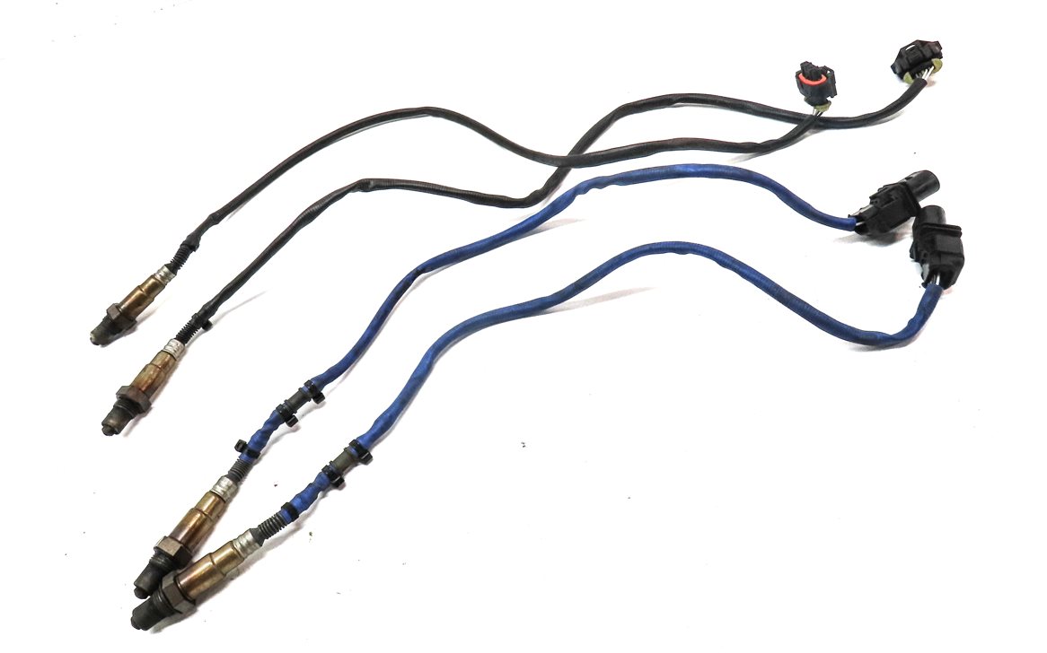 Thumbnail 3: 2011 PORSCHE CAYENNE (958) 4.8L (M48.52) TURBO ENGINE O2 OXYGEN SENSOR SET 4