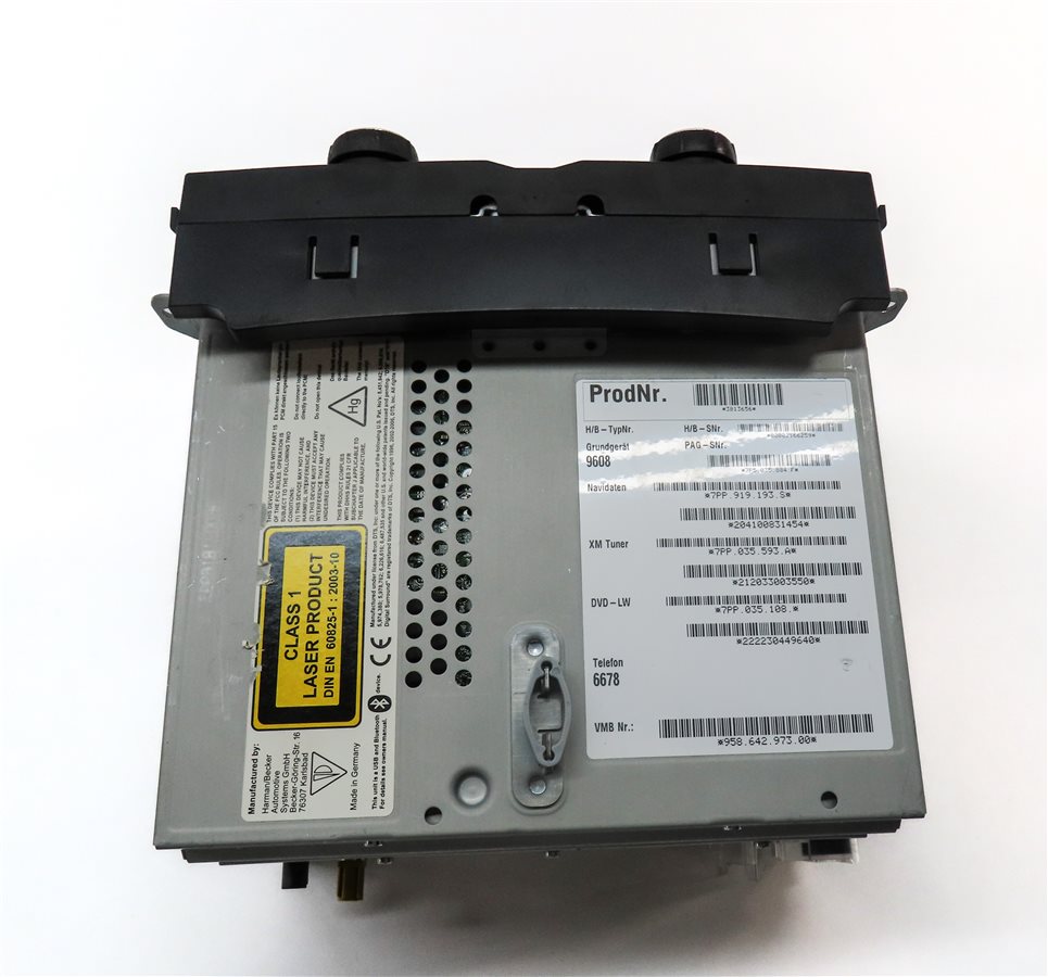 Thumbnail 7: 2011-2016 PORSCHE CAYENNE AM/FM RADIO CD DVD GPS NAVIGATION STEREO RECEIVER
