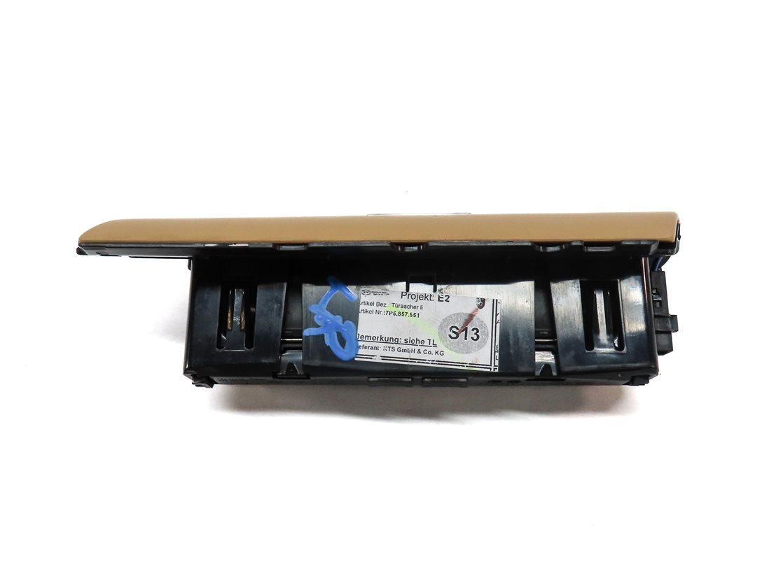 Thumbnail 4: 2011 PORSCHE CAYENNE (958) REAR LEFT DOOR PANEL ASHTRAY ASH TRAY (BEIGE)