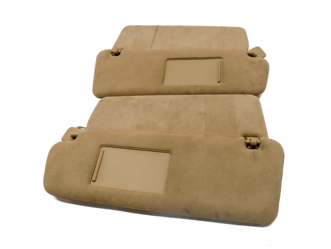 Thumbnail 2: 2011-2014 PORSCHE CAYENNE (958) FRONT LEFT & RIGHT SUNVISOR SHADE SET 2 (Beige)