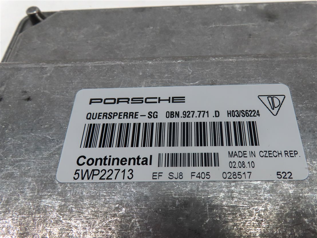 Thumbnail 4: 2011 PORSCHE CAYENNE (958) 4.8L (M48.52) TURBO ENGINE DIFFERENTIAL LOCK MODULE