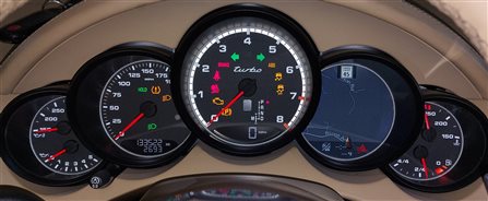 Thumbnail 3: 11-12 PORSCHE CAYENNE (958) 4.8L TURBO SPEEDOMETER GAUGE CLUSTER MPH (133k)