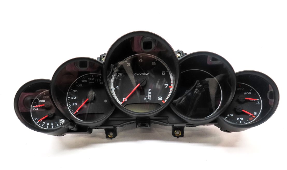 Thumbnail 4: 11-12 PORSCHE CAYENNE (958) 4.8L TURBO SPEEDOMETER GAUGE CLUSTER MPH (133k)