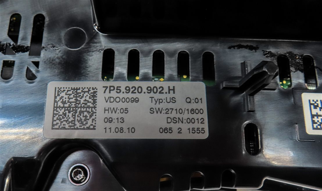 Thumbnail 8: 11-12 PORSCHE CAYENNE (958) 4.8L TURBO SPEEDOMETER GAUGE CLUSTER MPH (133k)