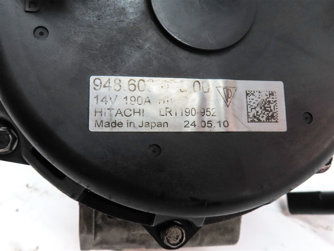 Thumbnail 7: 2011-2018 PORSCHE CAYENNE (958) 4.8L M48 V8 ENGINE - 190 AMP ALTERNATOR CHARGER